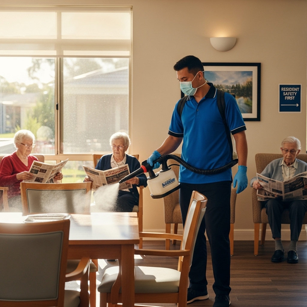 Professional aged care cleaning service