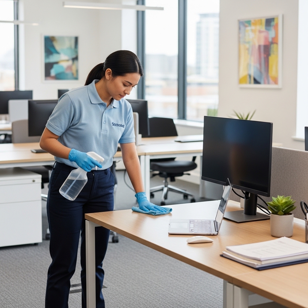 Professional office cleaning and sanitising
