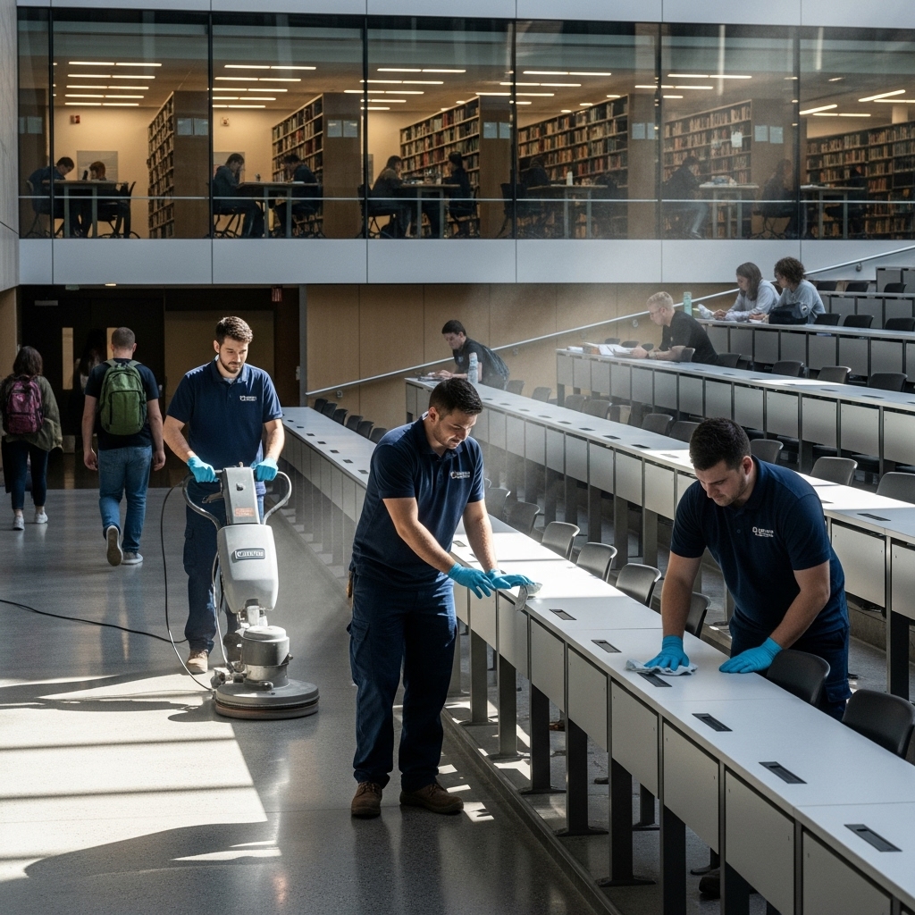 Professional university cleaning services