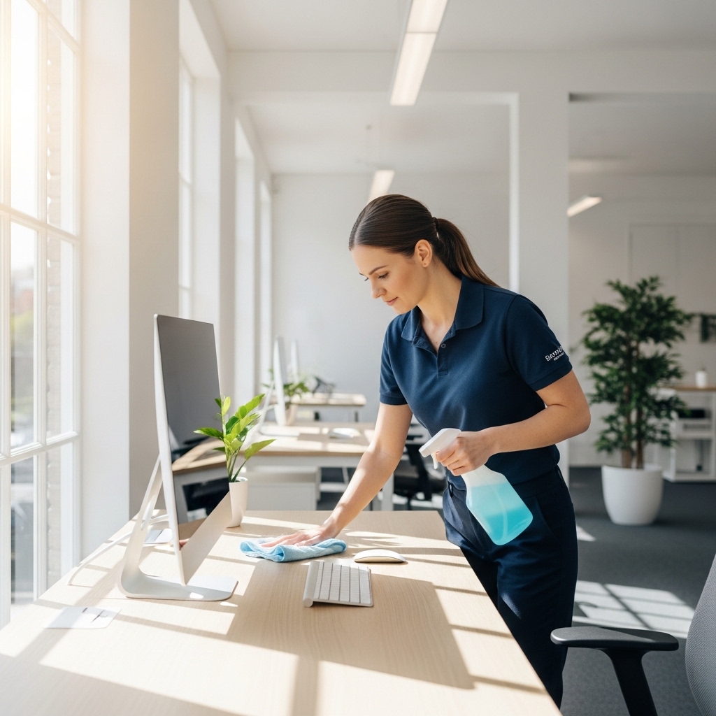 Commercial office cleaning in East Kilbride