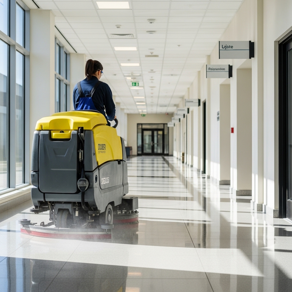 Commercial floor cleaning for Telford workplaces