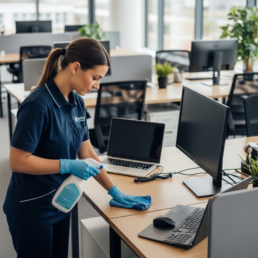 Commercial cleaning for a modern office in Brighton