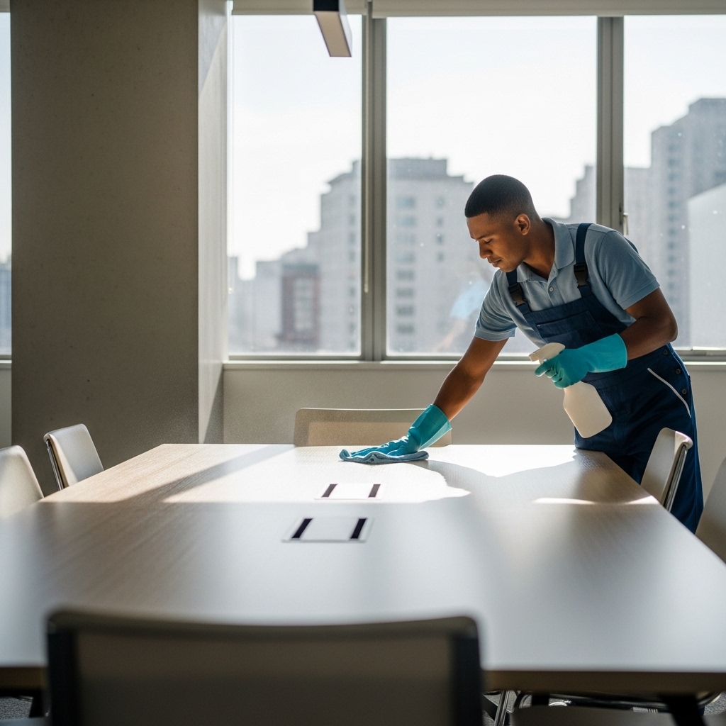 Commercial office cleaning and sanitising in Derby