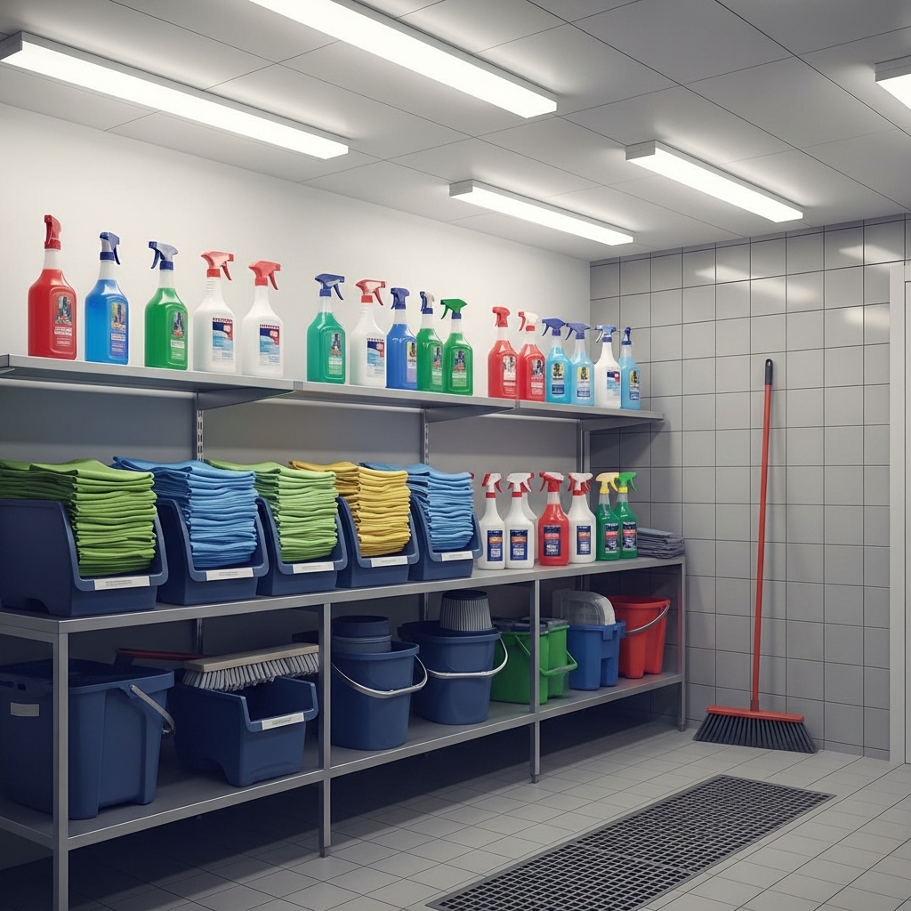 Commercial cleaning standards and supplies
