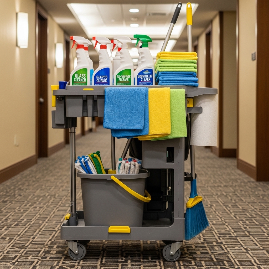 Professional commercial cleaning standards and checklists