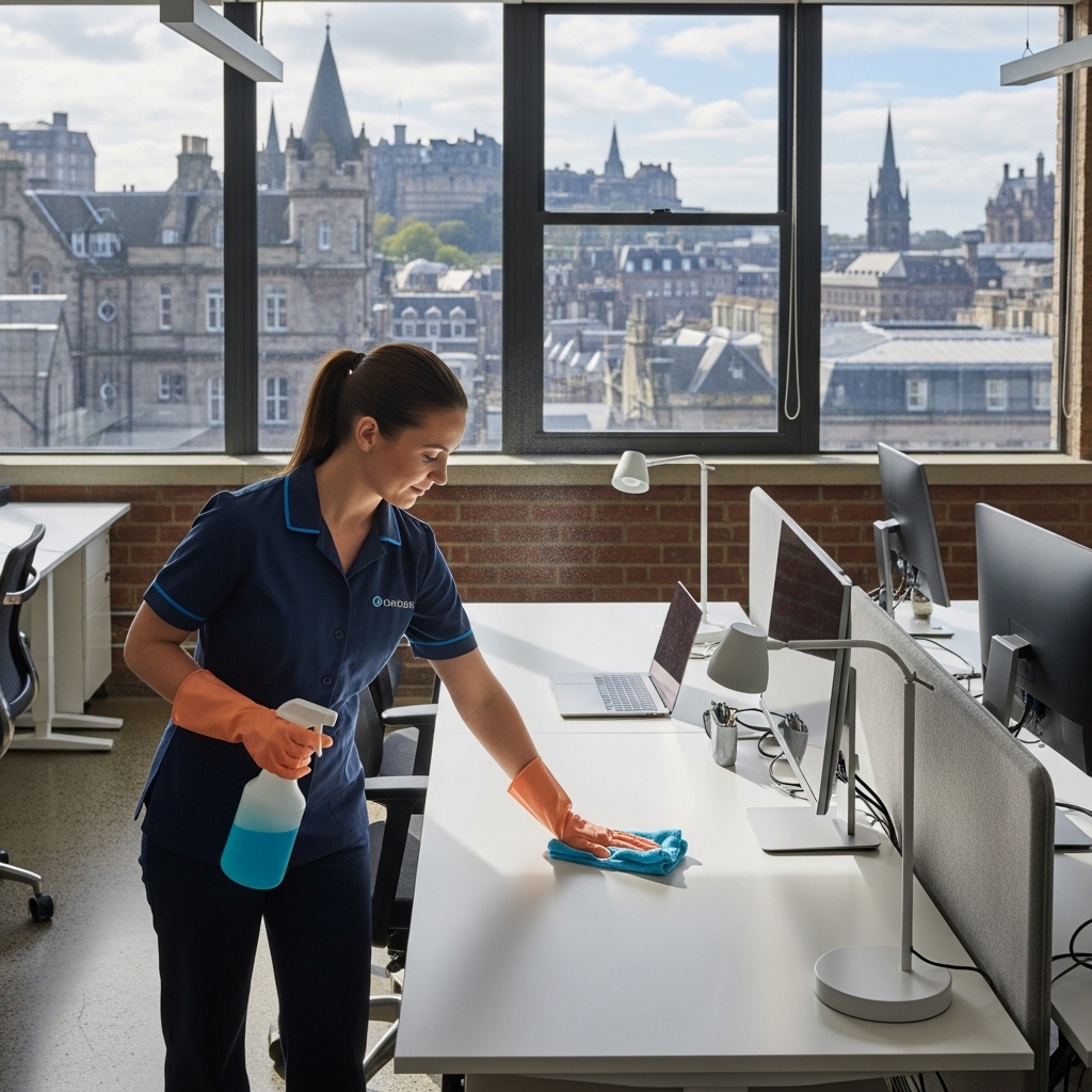 Commercial office cleaning in Edinburgh
